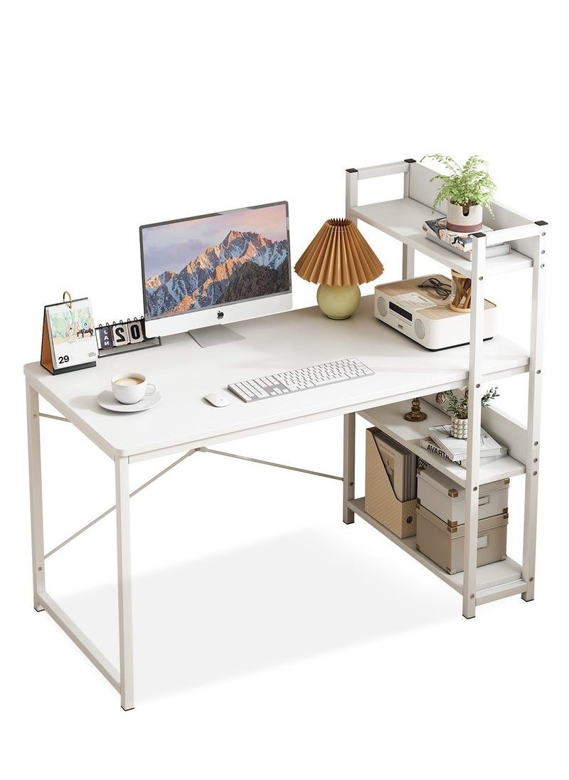Stubborn Home Table with Storage Shelves Modern Simple Study Writing Table PC Desks 120×55×72cm  - Image 3