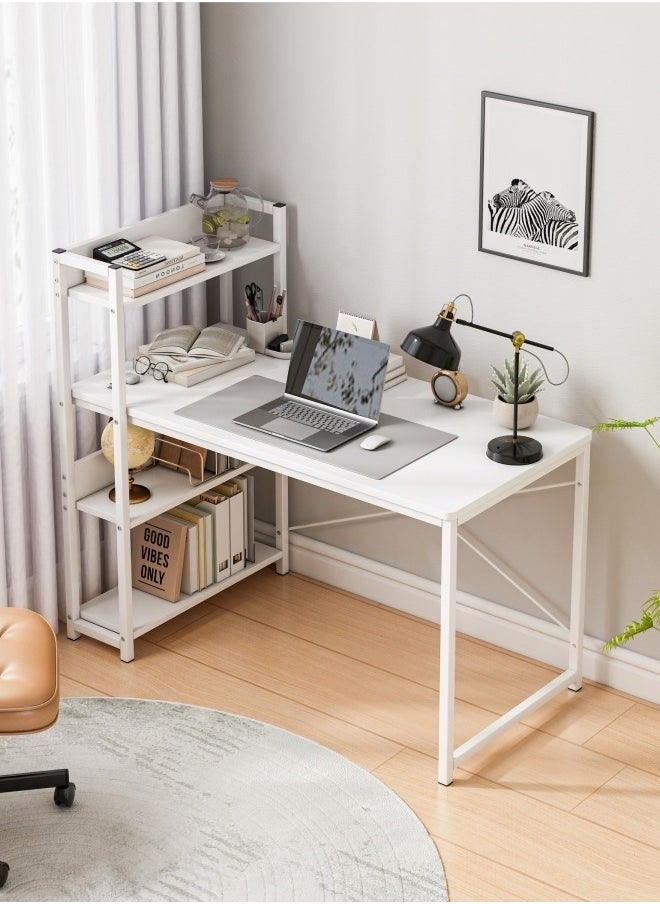 Stubborn Home Table with Storage Shelves Modern Simple Study Writing Table PC Desks  - Image 3