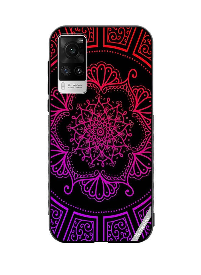 VR CREATIVE Protective Case Cover For Vivo X60 Pro Mandala Design Multicolour - Image 1