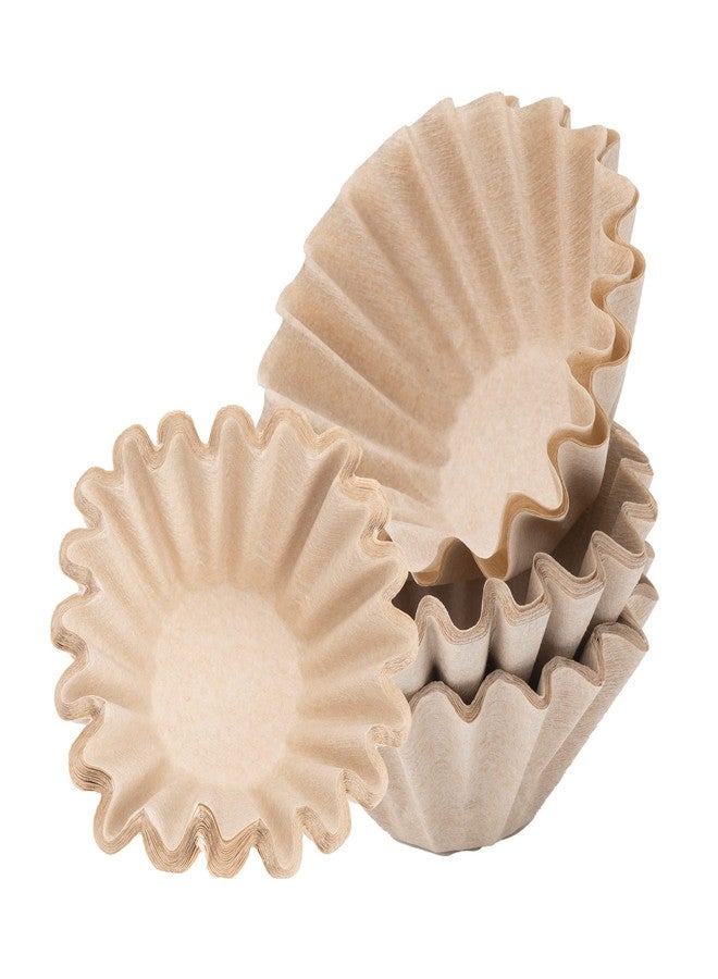LARATH 50 Pieces Basket Coffee Filters Disposable Natural Unbleached Paper Coffee Filter for 1-2 Cups Drip Coffee, Barista, Brown - Image 1