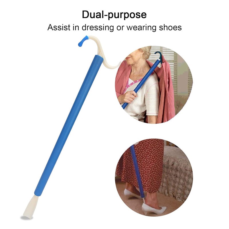 كلاراكو أداة مساعدة محمولة في ارتداء الجوارب اللاصقة، أداة إزالة الجوارب، أدوات مساعدة في ارتداء الأحذية، مناسبة لكبار السن والأشخاص ذوي الإعاقة اليدوية، أنشطة غير مريحة للأطراف العلوية - Image 3