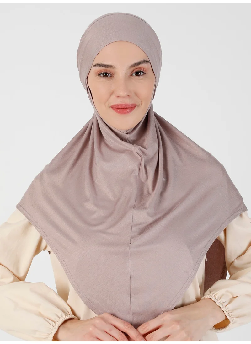Ecardin Viscose Belted Turban - Smoke Rose -