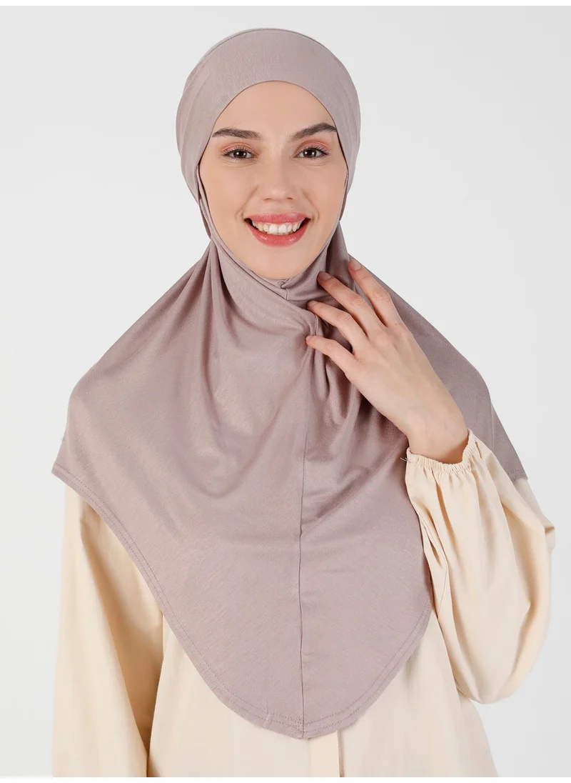 Ecardin Viscose Belted Turban - Smoke Rose -