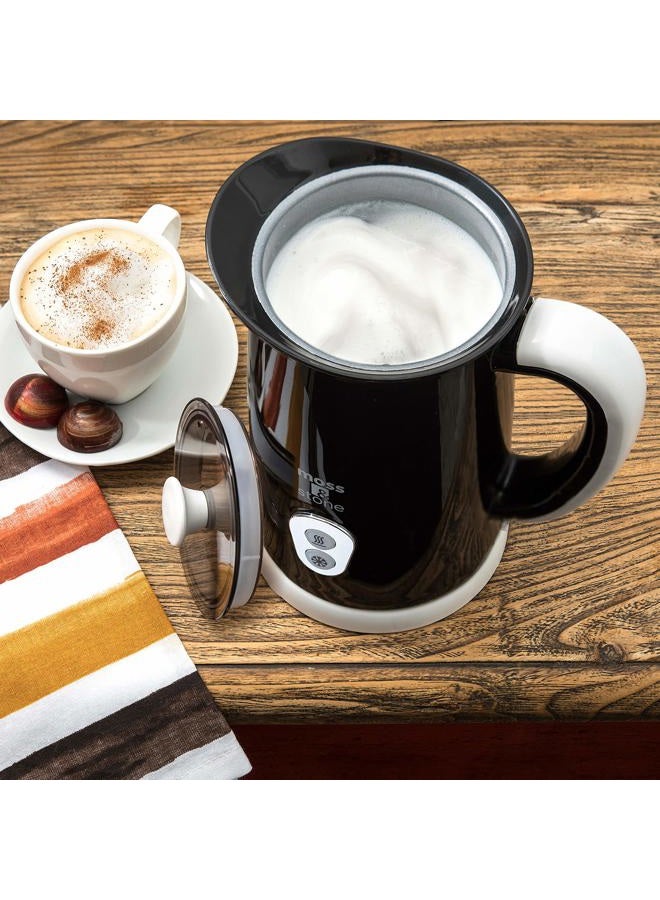 Moss & Stone Electric Milk Frother For Making Latte, Cappuccino, Hot Chocolate, Automatic Cold Hot Milk Frother & Warmer, Foam Maker, Auto Shut-Off, Detachable Base & Non-Stick Interior. - Image 5