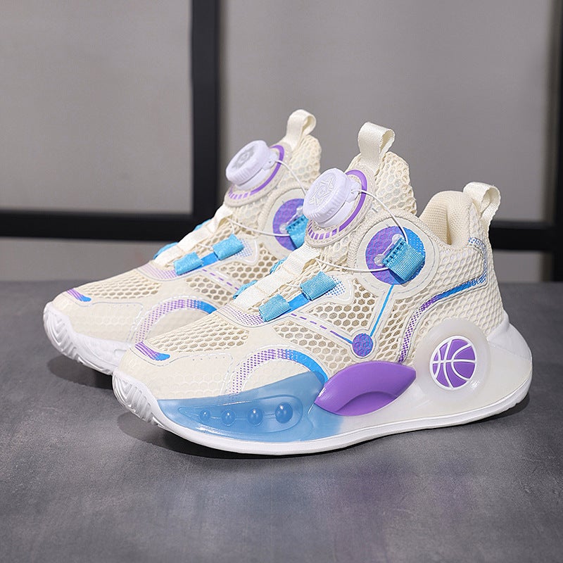 Mesh Sneakers Lightweight Flexible Sole Walking Shoes For Kids Indoor And Outdoor Activities - Image 2