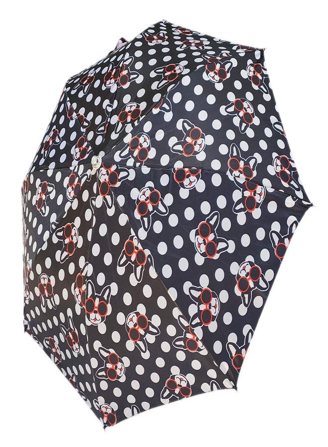 RAINPOPSON 2 Fold Printed Big Size Stylish Umbrella for Women & Men UV Protection Office Umbrella Combo for Girls (Multicolor & Kochi Kolapata Printed) - Set of 2 (UM-201) - Image 4