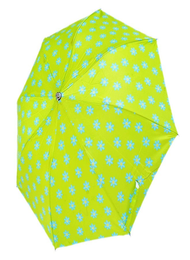 RAINPOPSON 2 Fold Printed Big Size Stylish Umbrella for Women & Men UV Protection Office Umbrella Combo for Girls (Multicolor & Kochi Kolapata Printed) - Set of 2 (UM-201) - Image 3