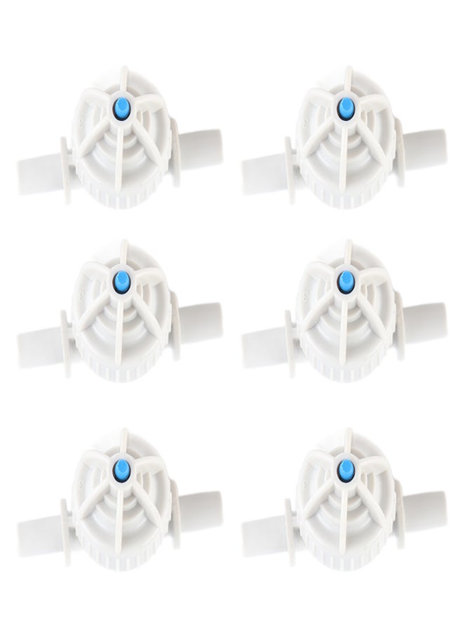 20 قطعة من صمامات الري المانعة للتنقيط، مقاومة عالية للضغط، قطر خارجي مزدوج 6 مم، قطع غيار ري للحدائق والمروج - Image 2