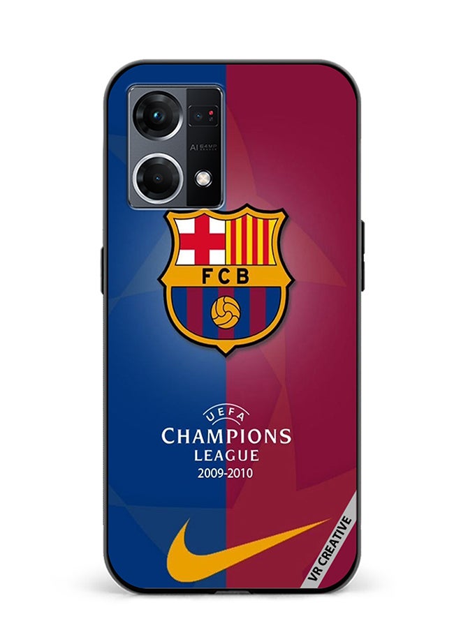 VR CREATIVE Protective Case Cover For Oppo Reno8 4G Fcb Design Multicolour - Image 1