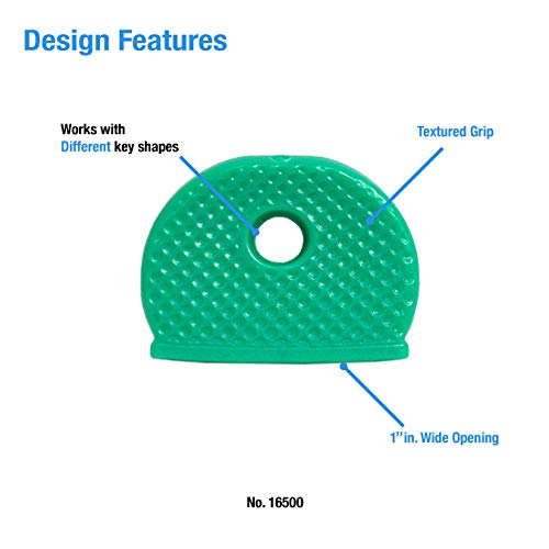 Lucky Line Medium Key Identifier Caps, Standard Size, Assorted Colors, 200 Pack (16500) - Image 2