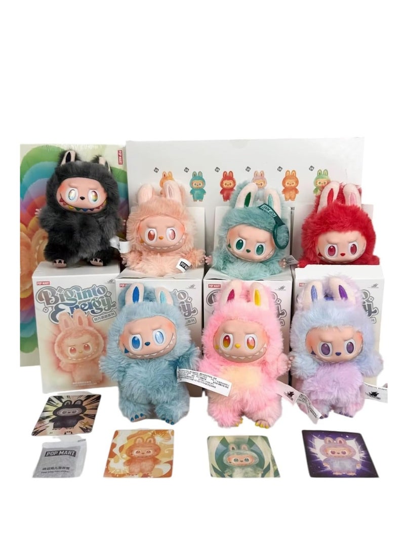 POP MART LABUBU Popmart Lapopo Special Edition Doll with a Blind Box a Velvet Macaron Vinyl and a Practical Keychain Enjoy collecting necklaces Perfect for collectors 6 Box - Image 1