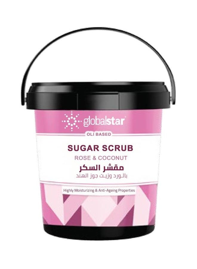 globalstar Sugar Scrub with Rose and Coconut 600 ml  - Image 1