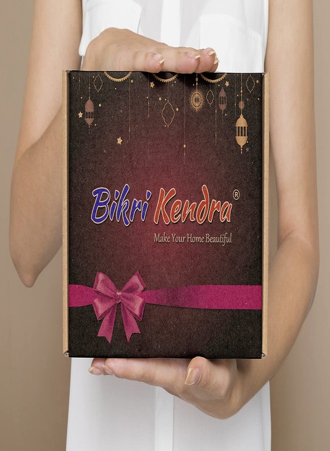 Bikri Kendra بيكري كيندرا - ملصقات جدارية صغيرة لغانيشا، 10 نقاط، 100 قطعة حمراء (عبوة من 110) للصالات وغرف المعيشة وغرف النوم وغرف الأطفال والمكاتب المنزلية، ملصقات جدارية ثلاثية الأبعاد من الأكريليك ذاتية اللصق - Image 5