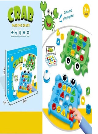 Cute Geometric Shape Matching Game - Crab Shape Matching Game, Multiple Patterns, Color and Shape Matching Games, Family Games for Kids - pzsku/Z1A694A6F4ACE61E0E70CZ/45/1750193716/7a468563-302b-40b9-bf20-9cc7d9ba2404