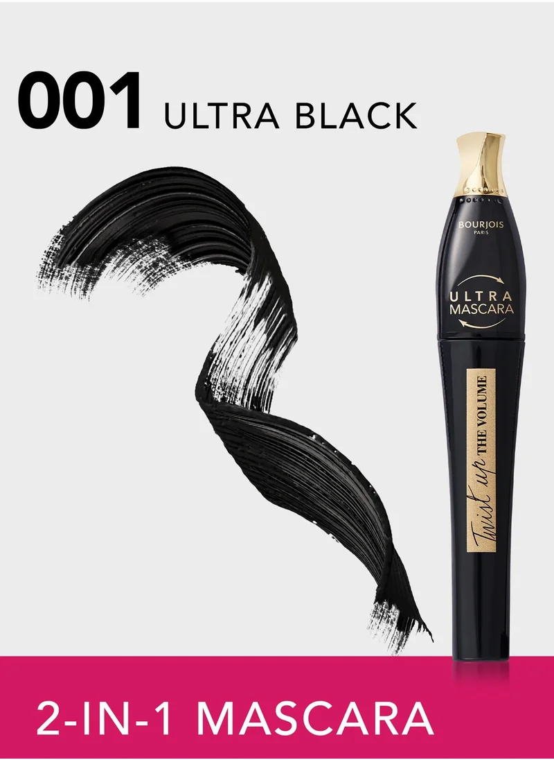 BOURJOIS PARIS Twist Up The Volume Mascara 2W1 - Nr 001 Ultra Black 8 ml
