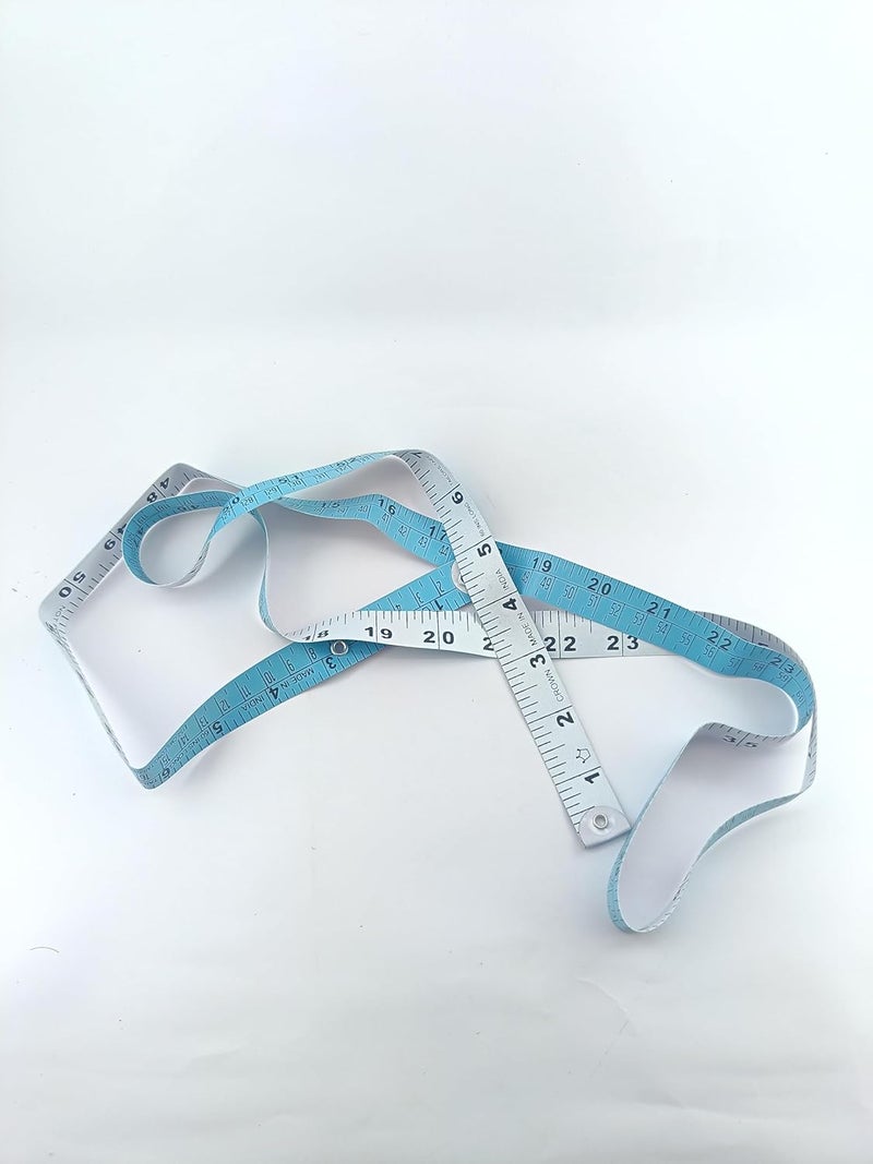 advancedestore advancedestore Double Side Rulers Fiberglass Flexible Portable5 Feet Sewing Tailor Tape Body Measuring Dress Tape with BoxPack of 15feet - Image 2