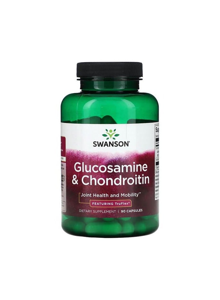 Glucosamine & Chondroitin, Featuring TruFlex, 90 Capsules