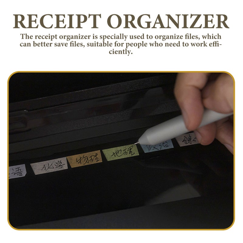 Receipt Organizer File Folder Accordion Folder Small Accordion Organizer Money Organizer - Image 5