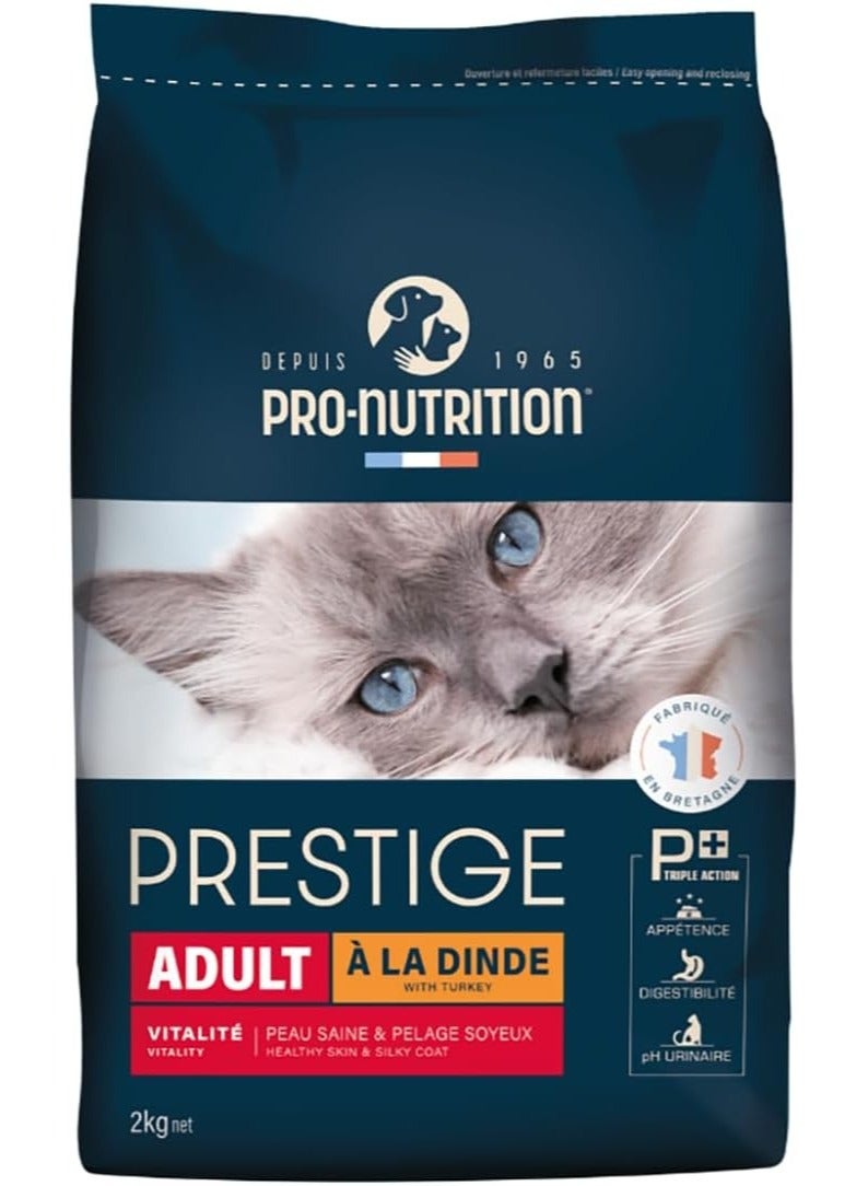 PRO NUTRITION Prestige Cat Adult Turkey 2Kg - Image 1