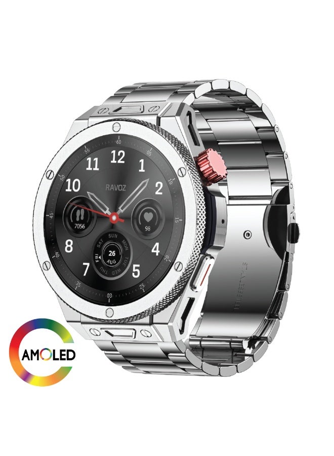 Ravoz Legacy AMOLED Smartwatch with Ai and Bluetooth calling - Image 1