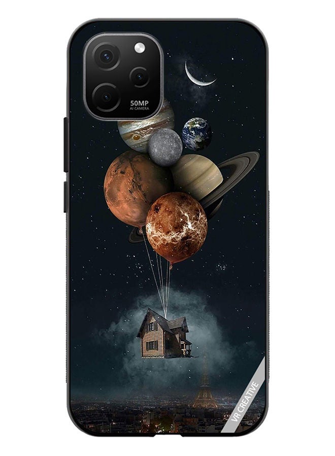 VR CREATIVE Protective Case Cover For Huawei Nova Y61 Galaxy Design Multicolour - Image 1