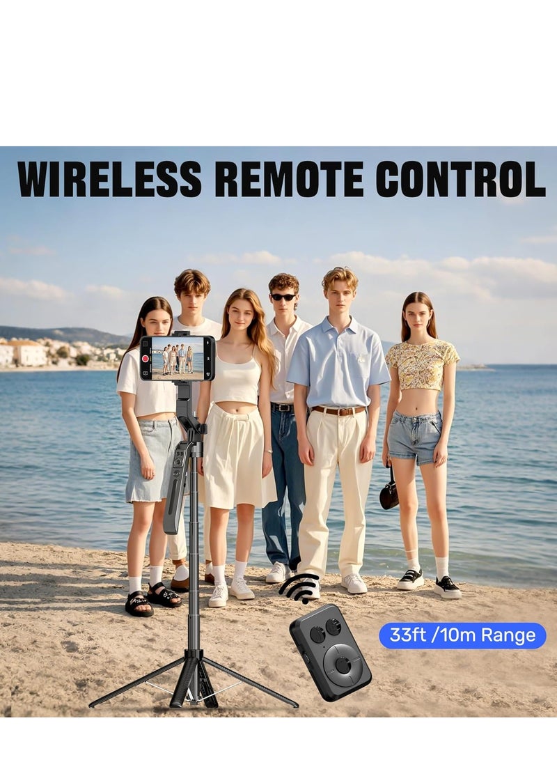 NovatraHub Auto Face-Tracking Selfie Stick Tripod with 10” Ring Light, 360° Rotation, 71” Extendable Stand, Wireless Remote, Adjustable Brightness & Phone Holder Perfect for Vlogging, TikTok, YouTube, Makeup & Live Streaming - Image 5