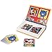 Janod Magnetibook 80 pc Magnetic Mix and Match Animal Faces Game for Creativity and Motor Skills Book Shaped TravelStorage Case Included STEM Toy for Ages 3 Multicolor - Image 2