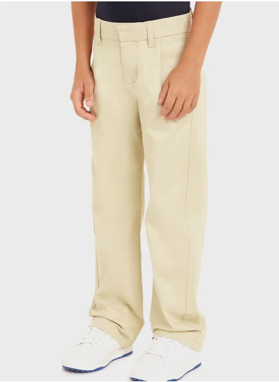 Calvin Klein Jeans Kids Straight Fit Chinos