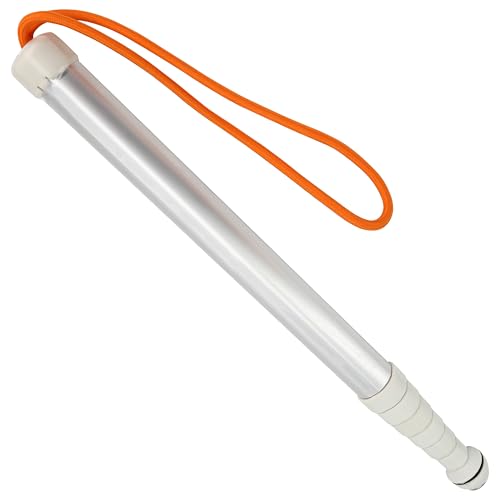 Marsrut Walking Stick for Blind Telescopic Cane with Storage Bag, 49" Extented Anti Slip Shockproof Folding Reflective Retractable Telescoping Prop Gadgets Items for Seeing Eye Vision Visually Impaired People - Image 3