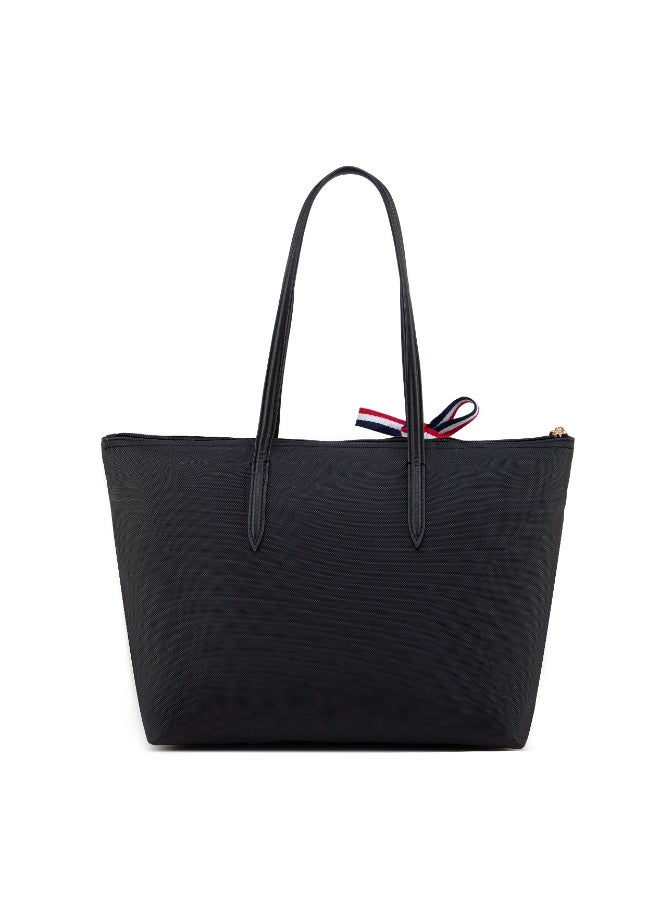 Tommy Hilfiger Denim حقيبة حقيبة حقيبة نسائية لتومي هيلفيجر، موديل كلاسيكي توقيع متعدد الاستعمالات شريط كبير السعة حقيبة كتف للسفر، العمل، صالة رياضية، - Image 3