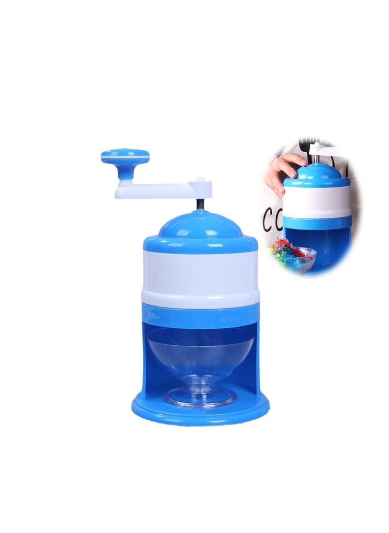 SYOSI Snow Cone Machine, Portable Shaved Ice Maker, Slushy Maker, Ice Crusher for Snow Cones, Ideal for Home and Summer Parties  - Image 1