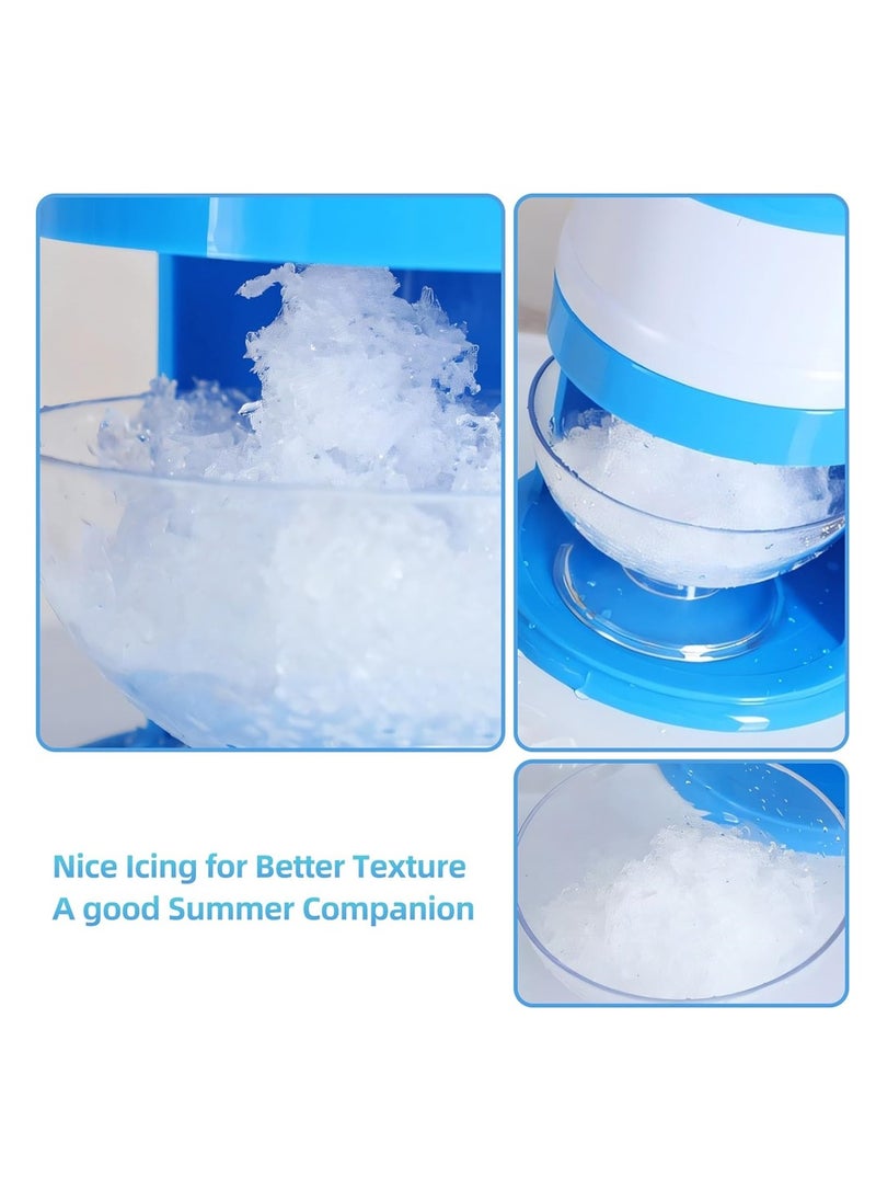 SYOSI Snow Cone Machine, Portable Shaved Ice Maker, Slushy Maker, Ice Crusher for Snow Cones, Ideal for Home and Summer Parties  - Image 4
