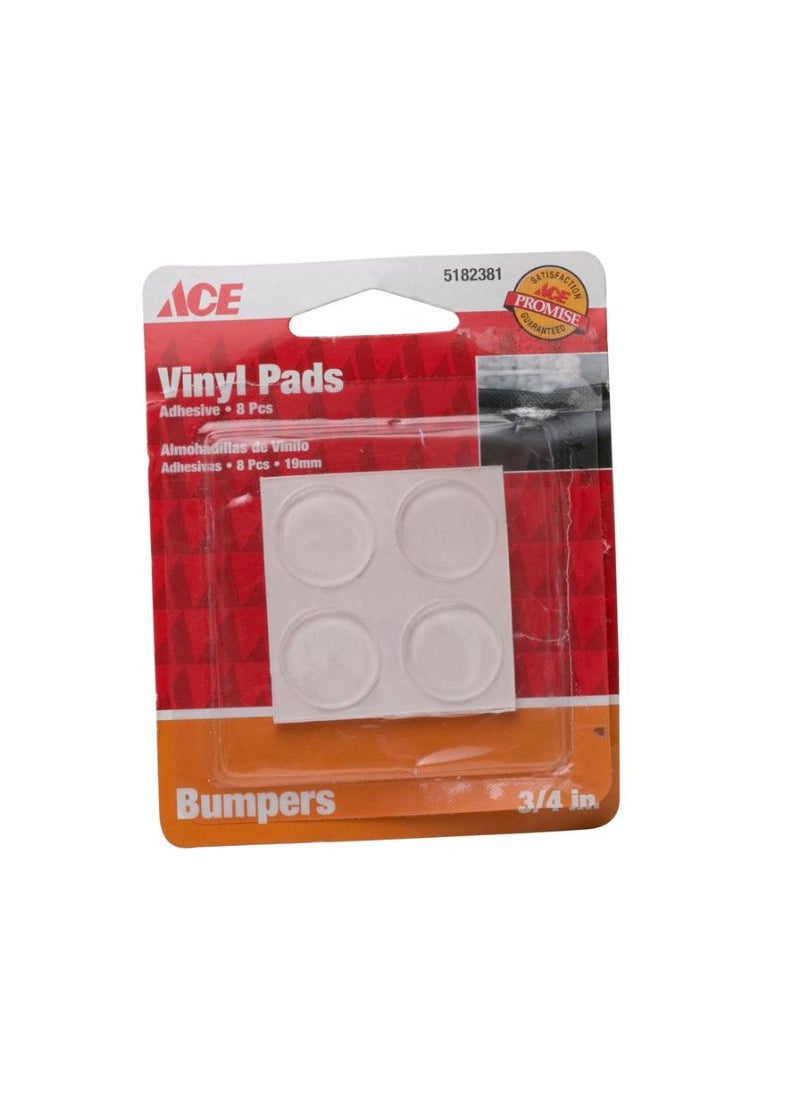 ACE ACE Vinyl Bumper Pads 8 pcs 19 mm 