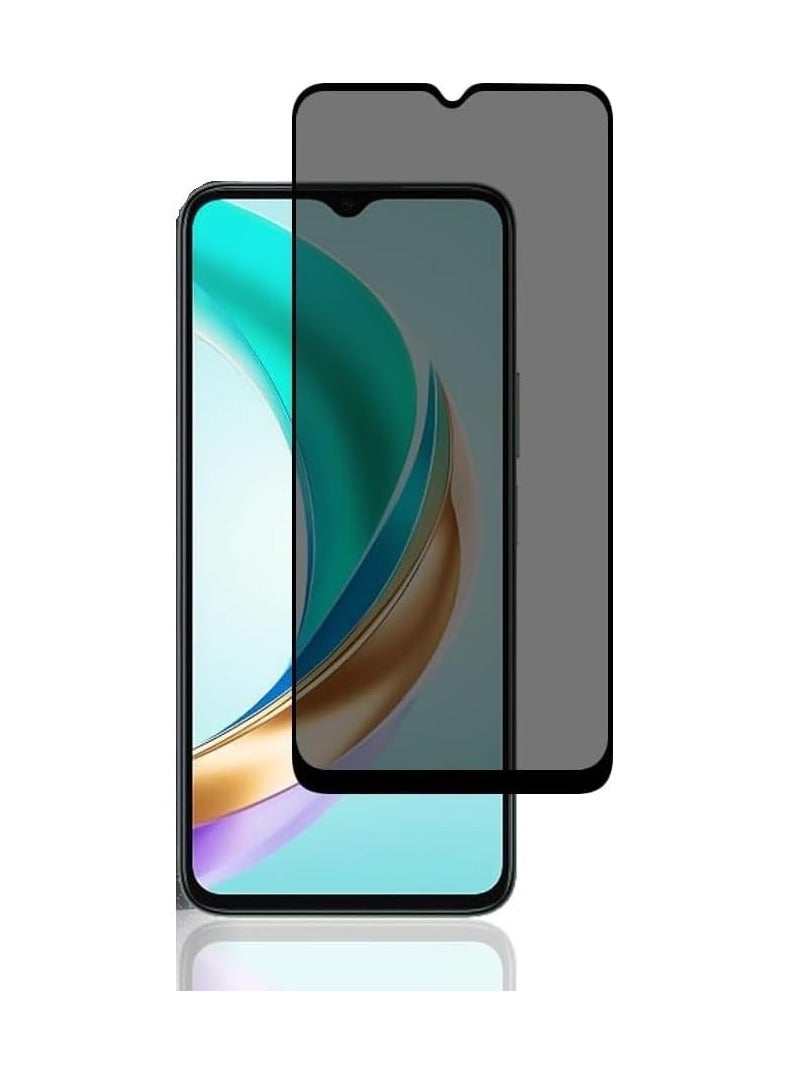 For Honor X6b Screen Protector HD Transparent Scratch-resistant Tempered glass screen protector For Honor X6b 2024 (5D Privacy Glass)