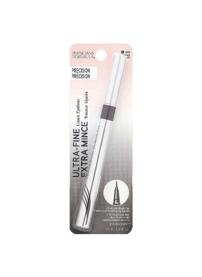 Physician's Formula Physicians Formula, Eye Booster, Ultra-Fine Liquid Eyeliner, 6898 Deep Brown, 0.016 fl oz (0.5 ml)  - Image 2