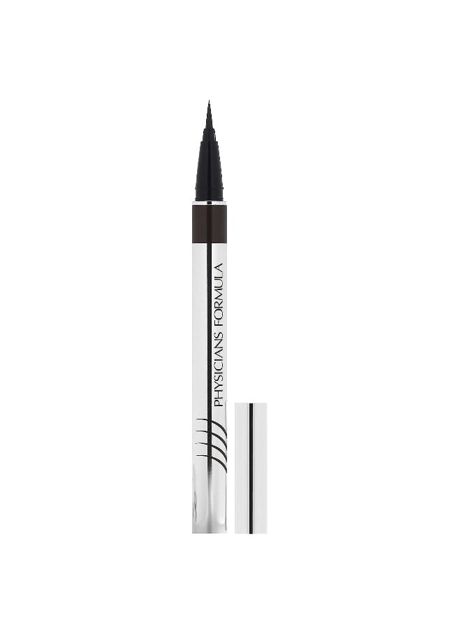 Physician's Formula Physicians Formula, Eye Booster, Ultra-Fine Liquid Eyeliner, 6898 Deep Brown, 0.016 fl oz (0.5 ml)  - Image 1