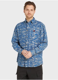 Printed Tiger Denim jacket