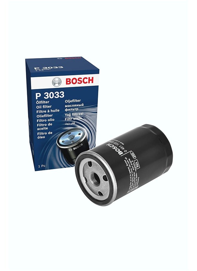 BOSCH P3033 Oil Filter For Audi - Skoda - VW - Seat 