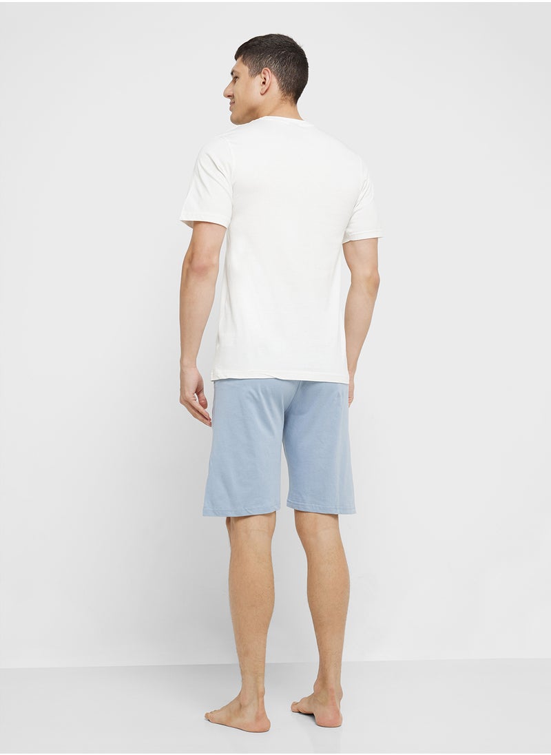 Seventy Five - Nightwear Top & Shorts Sets - Image 1