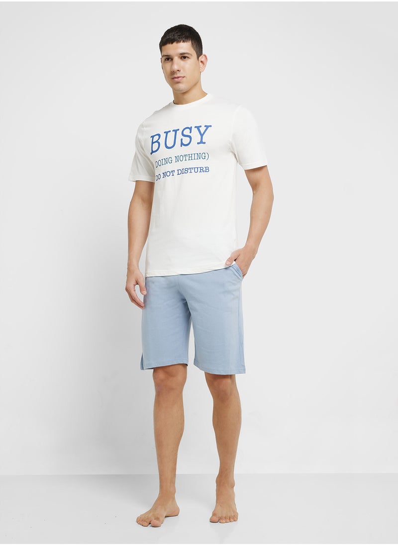 Seventy Five - Nightwear Top & Shorts Sets - Image 1