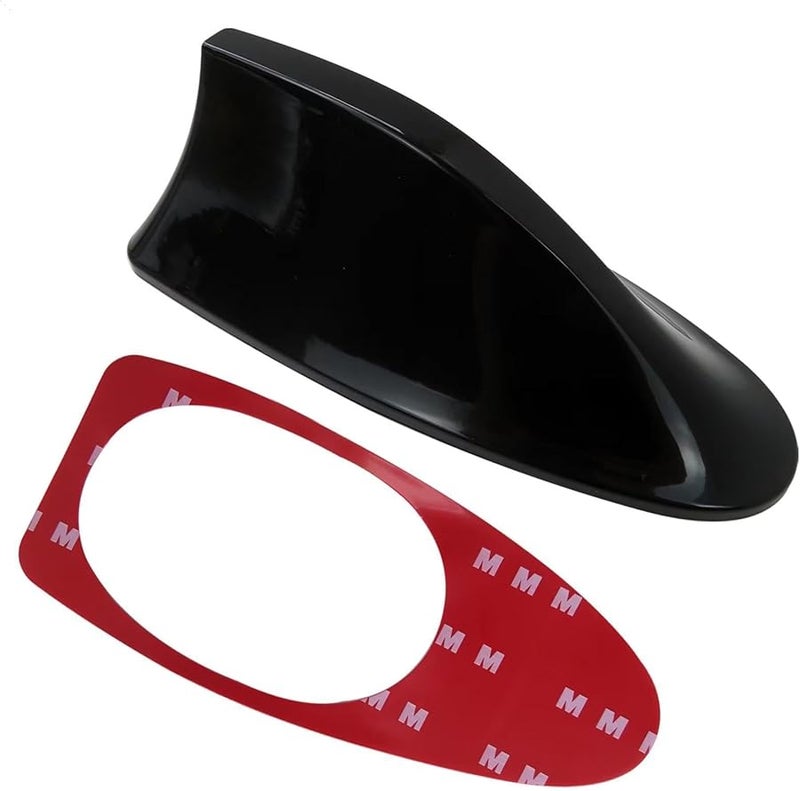 غطاء سقف زعنفة القرش لسيارة هيونداي سوناتا وإلانترا - أسود - بديل مباشر - تركيب سهل - Image 3