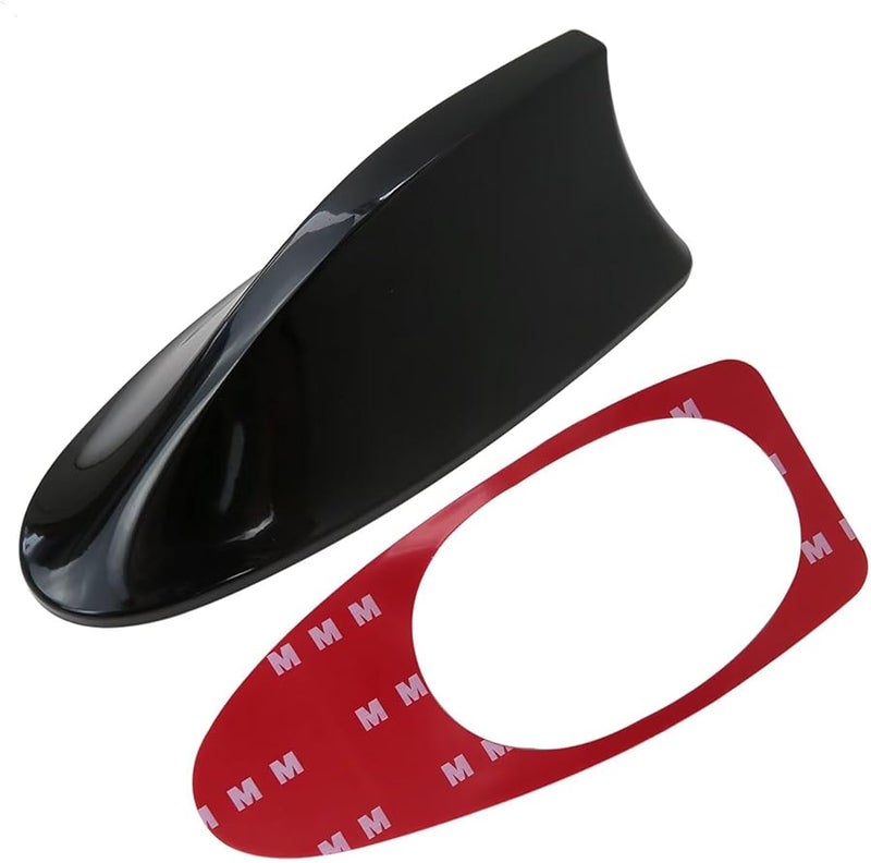 غطاء سقف زعنفة القرش لسيارة هيونداي سوناتا وإلانترا - أسود - بديل مباشر - تركيب سهل - Image 5