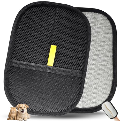INABULETWO 1 Pcs Pet Hair Removal Gloves Brush Reusable Cat Dog Electrostatic Hair Remover Grooming Glove Tool - Image 1