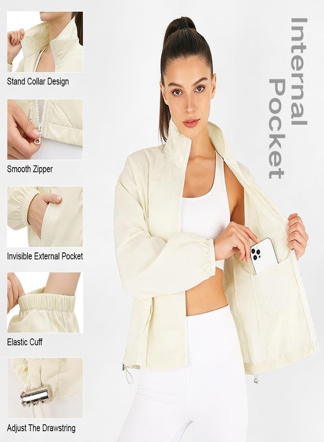 PALAY® UV Protection Jacket Women, Stylish Suncoats for Women, Zip-up Loose Fit Casual Jacket, Stand Collar Jacket with Pockets, Adjustable Hem, Lightweight Outdoor Sports Outerwear - Image 3
