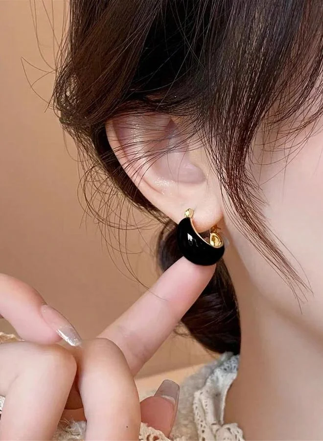 Take Two Set of 4 - Crescent Hoop Earrings