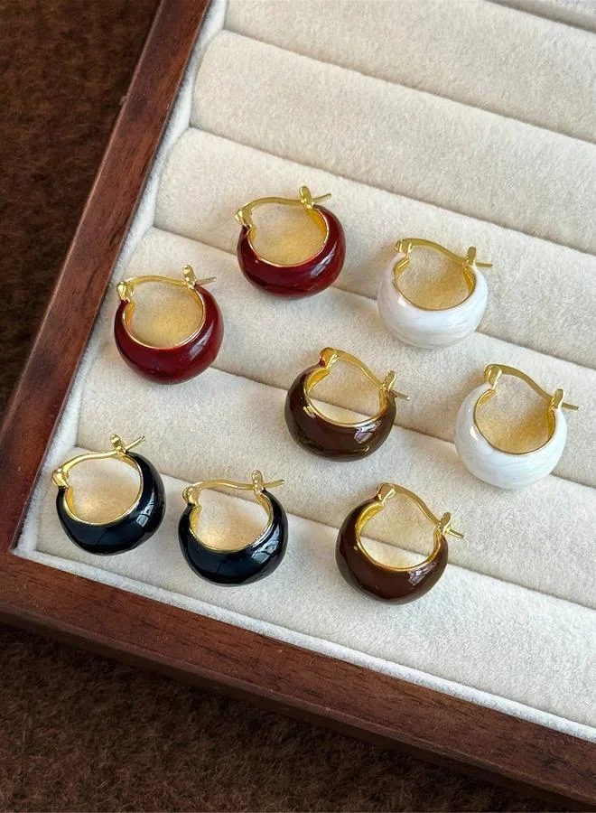 Take Two Set of 4 - Crescent Hoop Earrings