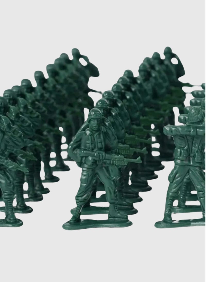 Strategy and Fun in a Small Army - 100 Pieces of Green Soldiers for Kids Full of Excitement and Fun  - Image 5