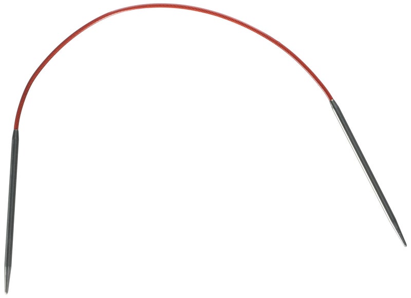 Chiaogoo Stainless Steel Regular Red Circular Knitting Needles: US Size 1, 9-Inch Cable (Metric Size 2.25, 23cm Cable) - Image 5