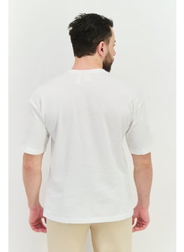 Champion Men Sportswear Fit Short Sleeve Outdoor T-Shirt, White Combo  - Image 3