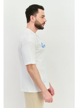 Champion Men Sportswear Fit Short Sleeve Outdoor T-Shirt, White Combo  - Image 2